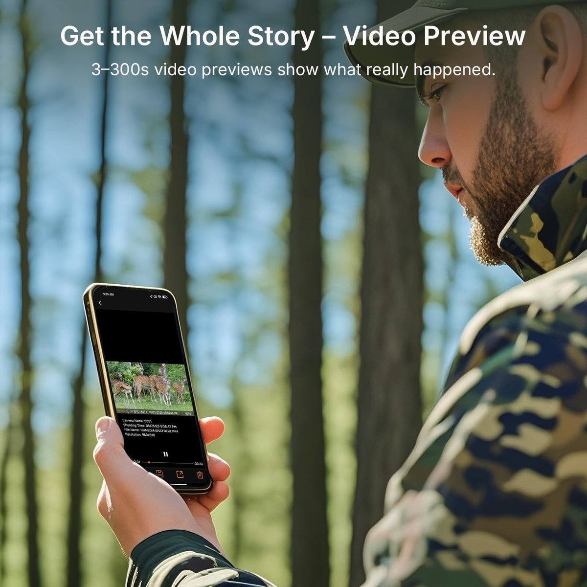 GardePro X66 Pro 2-Pack Cellular Trail Cameras (Non-WiFi), Rechargeable Battery, Live View, Instant Alerts, Shared Data Plan, Built-in GPS, Motion Activiated