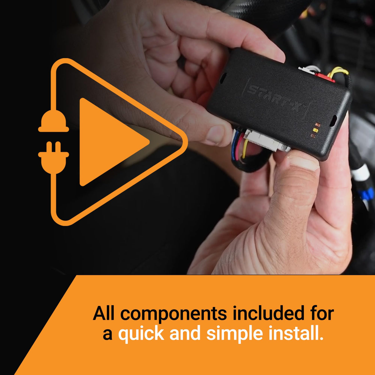 Start-X Remote Starter Kit for RAM 1500 (2019, 2020, 2021, 2022, 2023, 2024) Trucks | Push-to-Start Ignition | Plug & Play Install | Lock 3X to Remote Start