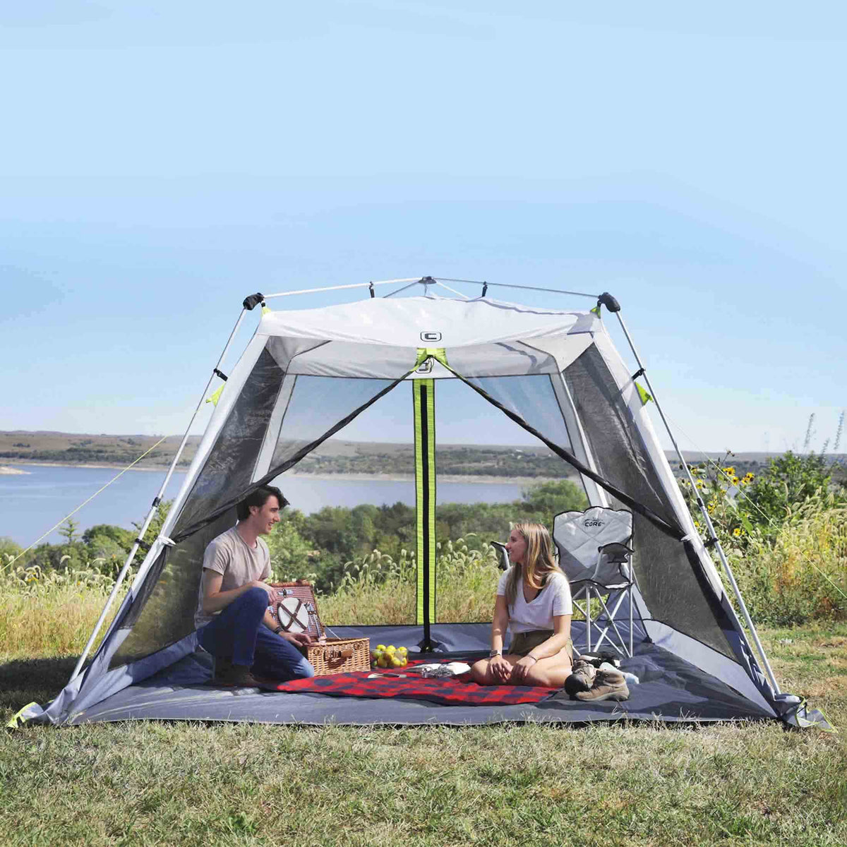 CORE 10'x10' Instant Screen House with Footprint and Tent Kit