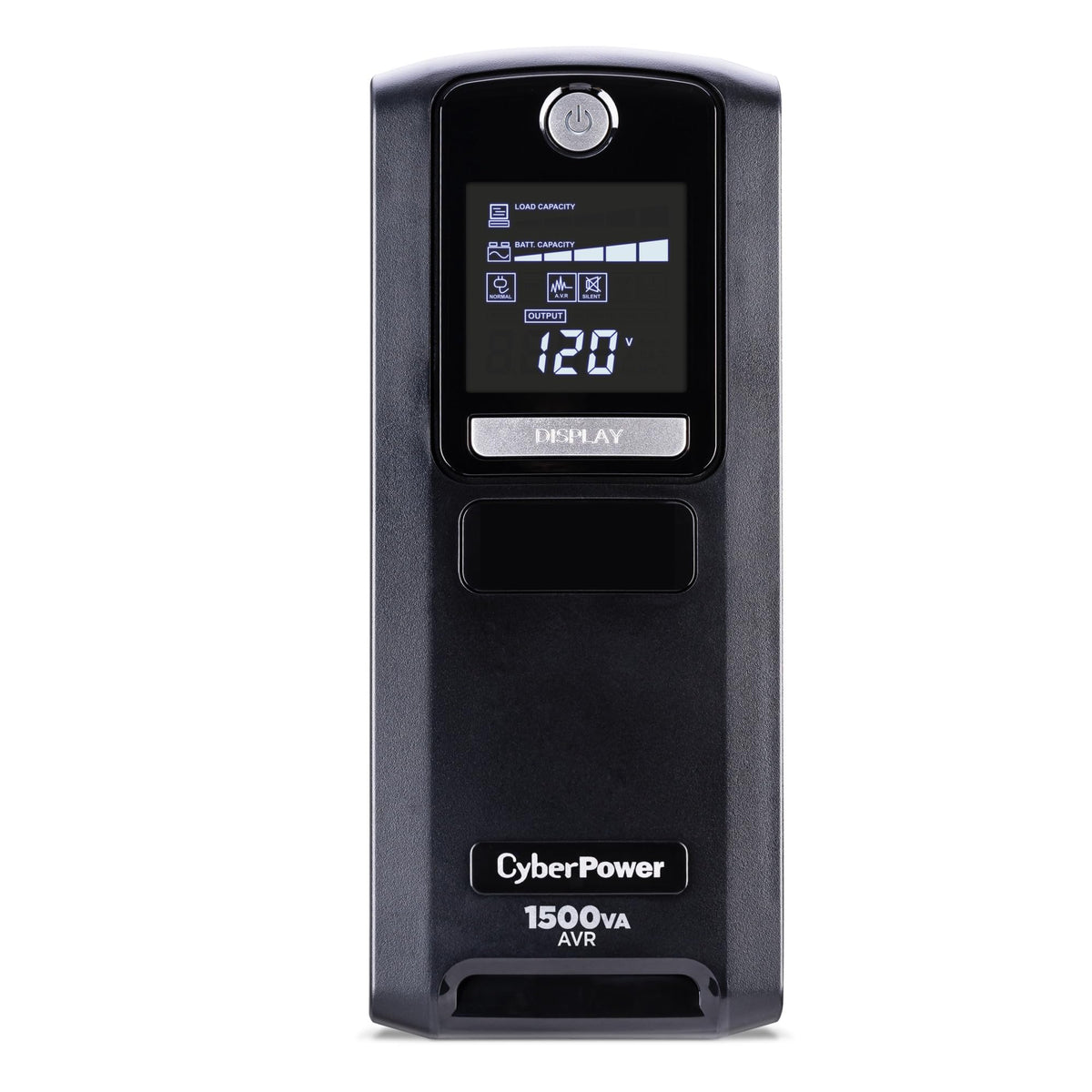 CyberPower CP1500GAVR Line‑Interactive UPS Battery Backup, 1500VA/900W, AVR, 10 Outlets, LCD Display, Mini-Tower, UL Certified