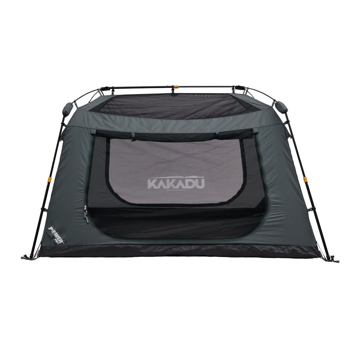 Kakadu Fast Frame Tent 3P, 3 Person Camping Tent, 1-Minute Setup, Fast Frame Twin Hub Design w/Pre-Attached Poles, Stargazing-Ready, Weatherproof, w/Awning Poles, and Carry Bag