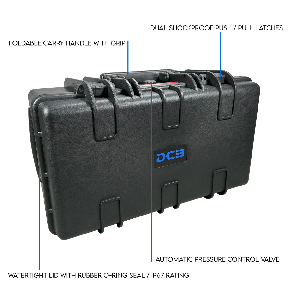 DCB Element 5573F Waterproof Utility Case with Foam Insert