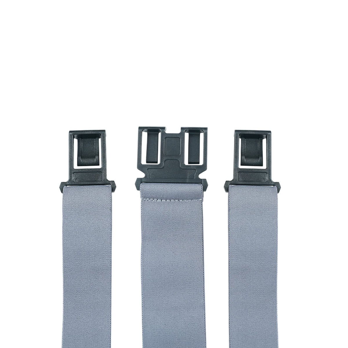 KUNN Men's 1.5 inch Adjustable Y Back Suspender,Elastic Hook End Suspenders,Grey