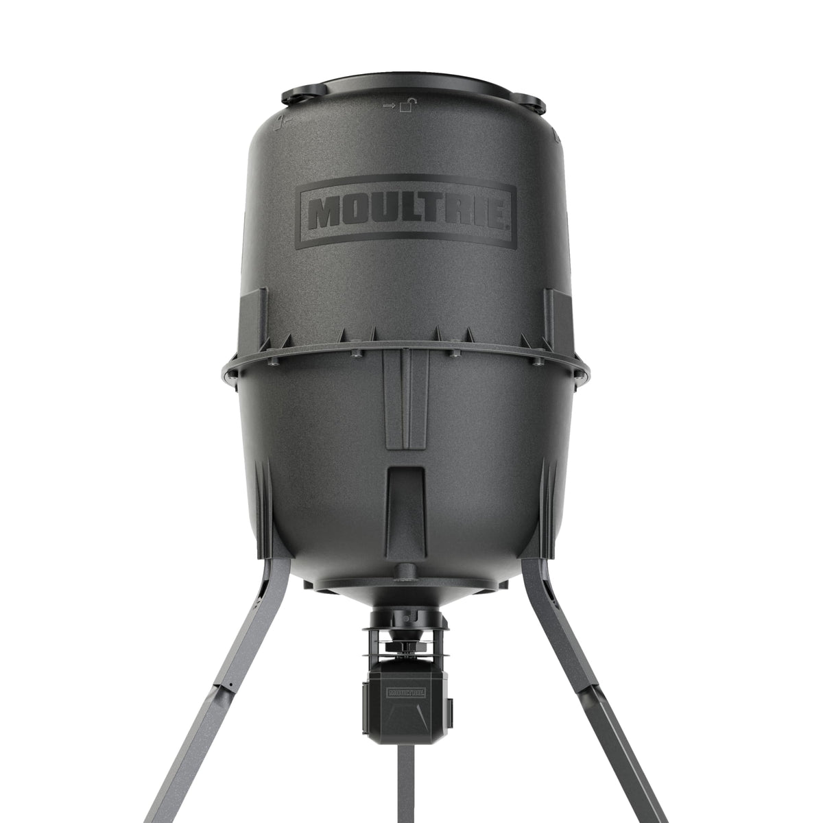 Moultrie 250 Lb Pro Hunter III Deer Feeder - Bluetooth App Control, 10 Daily Feed Times, Pairs with Edge 3, MFG-15104