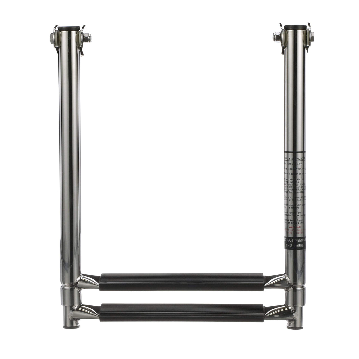 Seachoice Top Mount Telescoping Ladder for Universal Swim Platform, Stainless Steel Tubing, 2 Step, Ladder Only