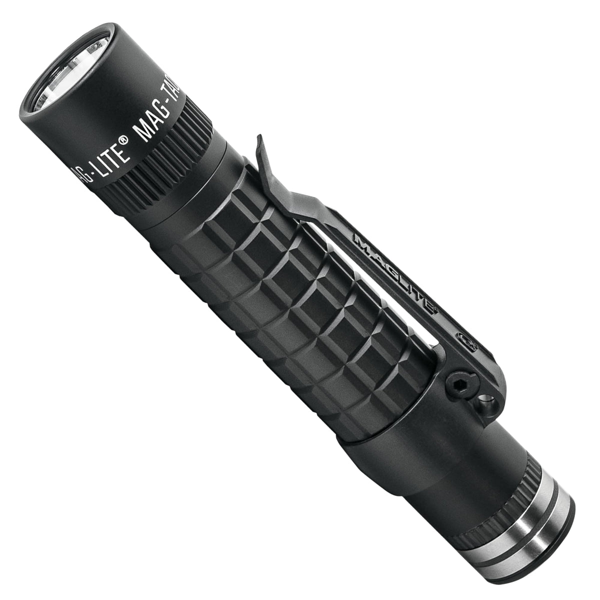 Maglite MAG-TAC Rechargeable LED Flashlight – Plain Head, High-Performance Tactical Light – Black