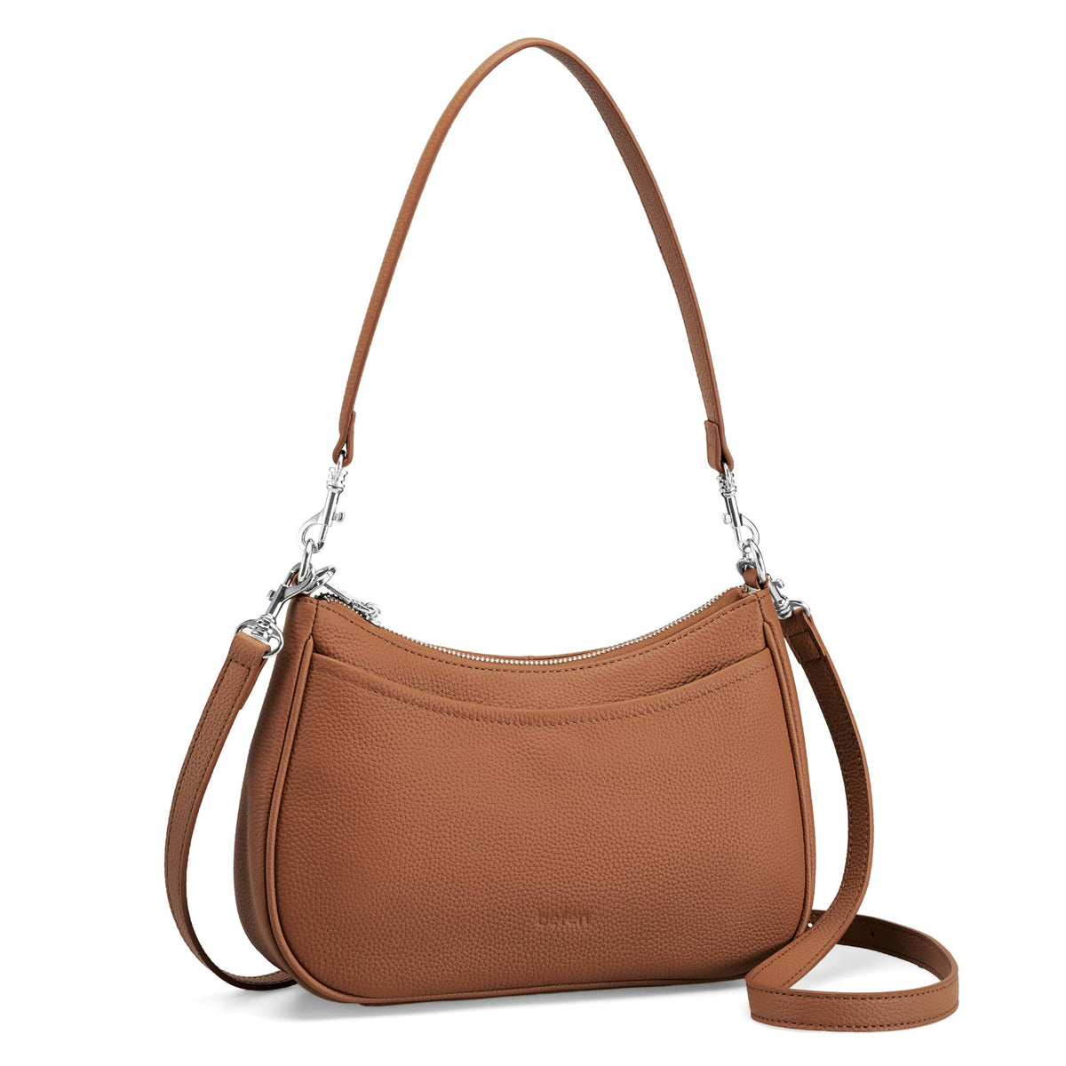 befen Genuine Leather Purse for Women Brown Shoulder Bag Anti Theft Crossbody Bag Soft Real Leather Hobo Crossbody with RFID Blocking Fashion Purse Desinger Women's Shoulder Handbags with 2 Straps