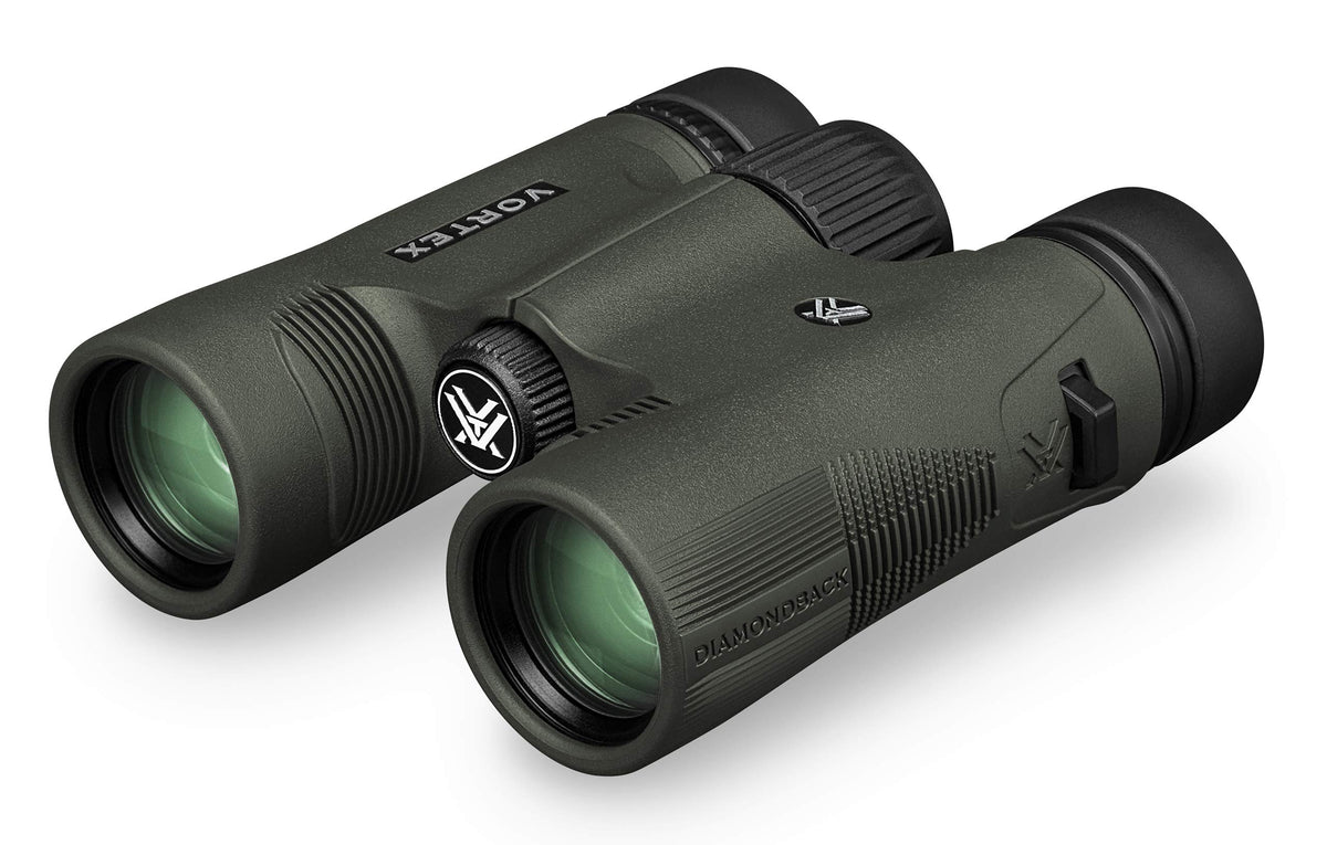 Vortex Optics Diamondback HD 8x28 Binoculars - HD Optical System, Non-slip Grip, Waterproof, Fogproof, Shockproof, Included Carry Case - Unlimited, Unconditional Warranty