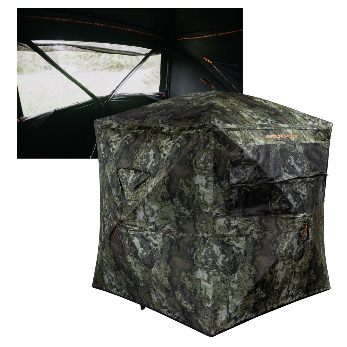 Muddy Infinity Evo Ground Blind Veil Canyon Gray