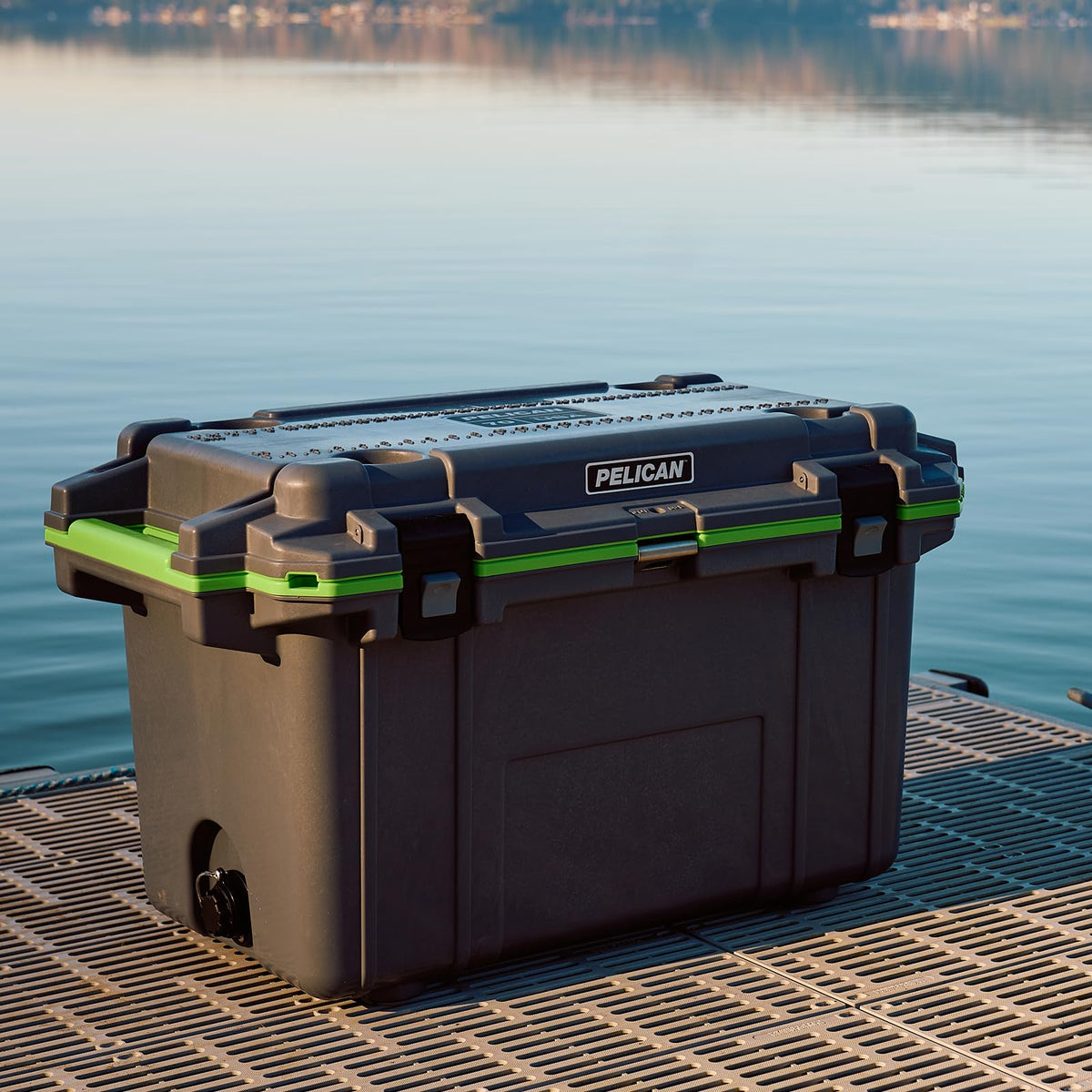 Pelican 70 Quart Elite Cooler (White/Gray)