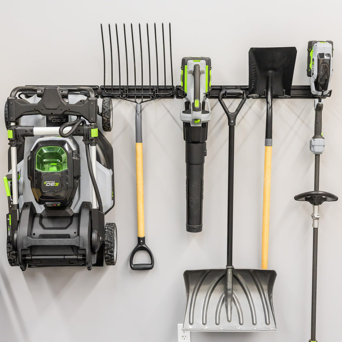 StoreYourBoard Garage Tool Organizer Wall Mount – Heavy Duty Garage Wall Organizer for Garage Organization and Storage, Broom Holder Wall Mount for Gardening Tools & Yard Tools – 64" Holds 600 lbs