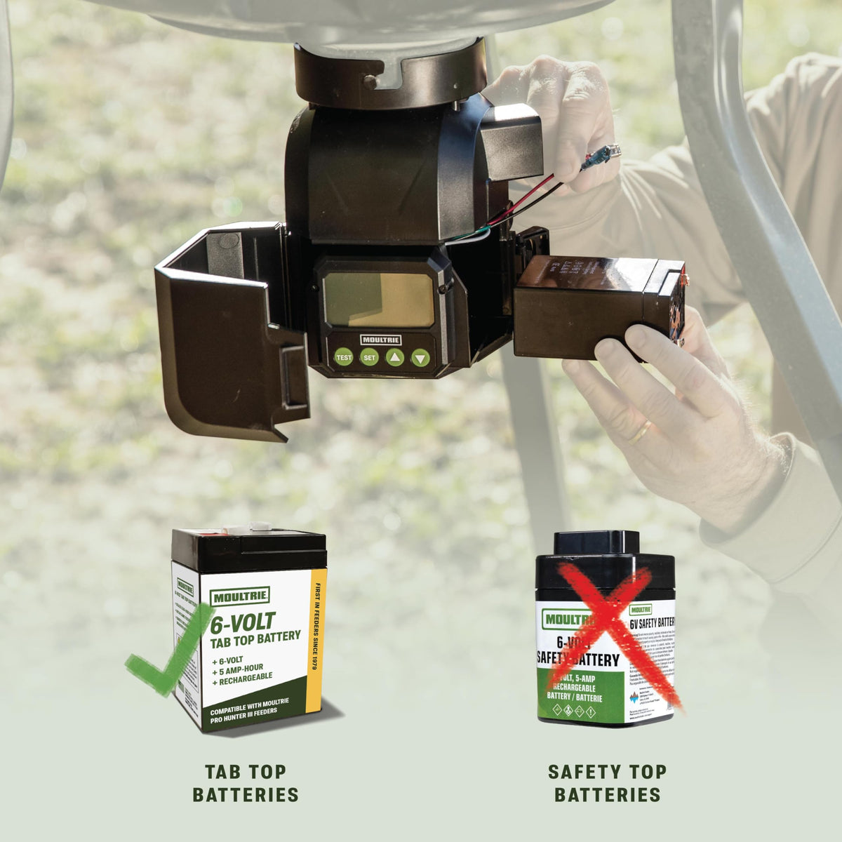 Moultrie 250 Lb Pro Hunter III Deer Feeder - Bluetooth App Control, 10 Daily Feed Times, Pairs with Edge 3, MFG-15104
