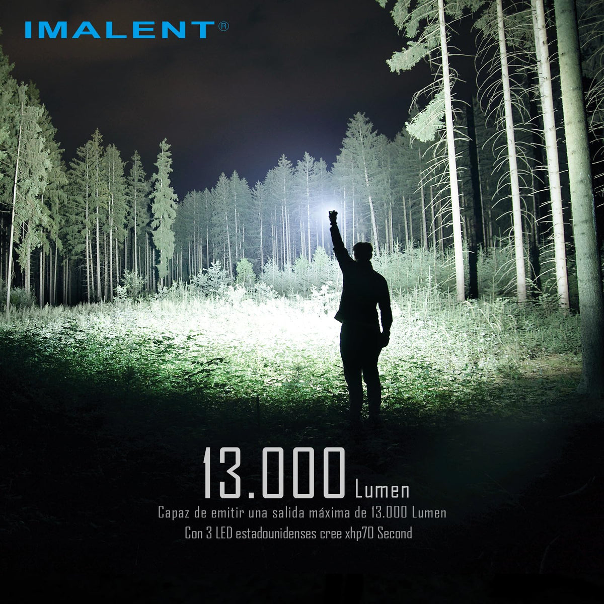 IMALENT MS03 Rechargeable EDC Flashlight, Compact 13000 Lumens LED Flashlight with USB-C Charging, High Output Pocket Flashlight for Outdoor Camping Emergency and Everyday Carry (Warm Light)
