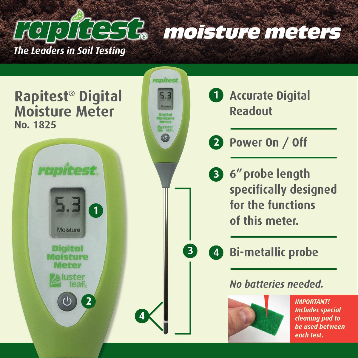 Luster Leaf Digital Moisture Meter
