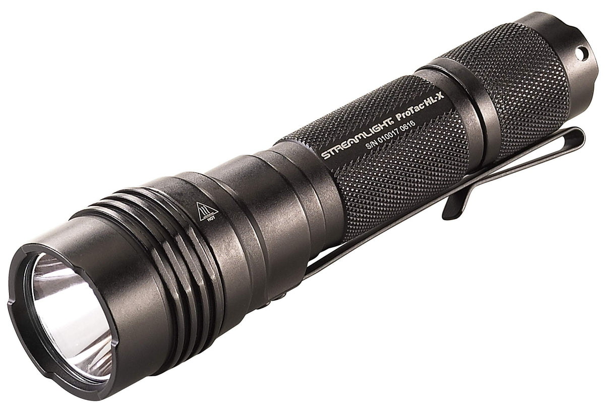 Streamlight 88065 ProTac HL-X 1000-Lumen 27100-Candela Handheld Tactical LED Flashlight, Ten-TAP Programmable, Box, Black