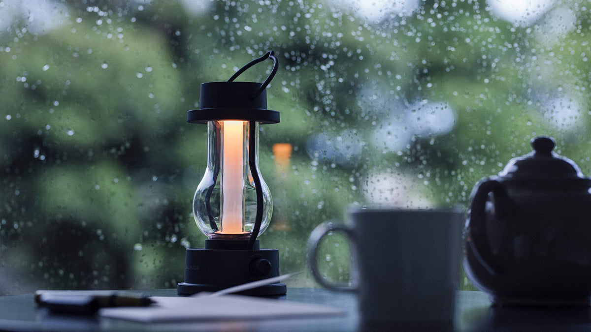 BALMUDA Combo Pack The Lantern Black & Gray | Rechargeable LED Lantern | 3 Light Modes: Candle, Amber, & Warm White | Battery Operated