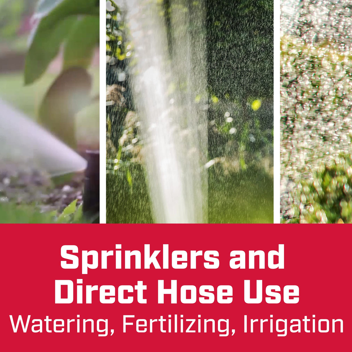 Chapin 4720 2-Gallon HydroFeed in-Line Fertilizing Injection System for Sprinklers and Direct Hose Use, 1-Pack, Translucent White