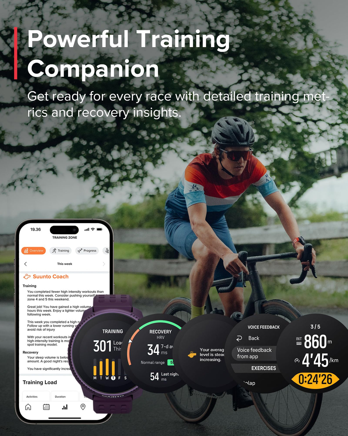 SUUNTO Race: GPS Sports Watch, Large & Bright AMOLED Color Screen, Long Battery Life